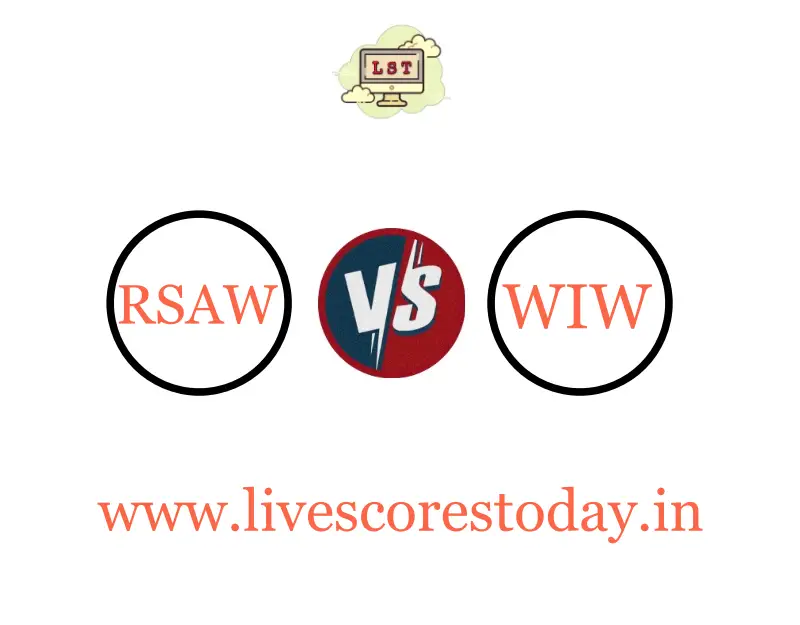 RSAW vs WIW ONE-DAY - 4th ODI Match